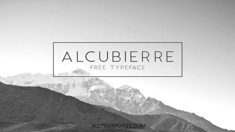 Alcubierre Font Family Free Download