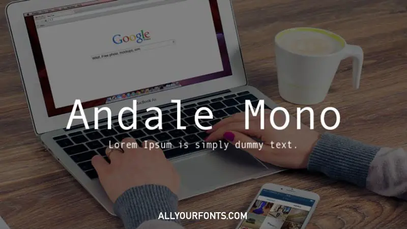 Andale Mono Font Free Download