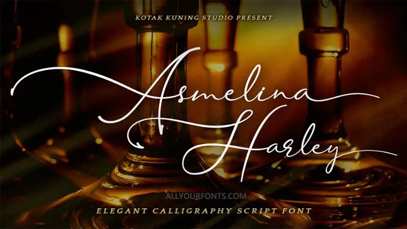 Asmelina Harley Font Free Download