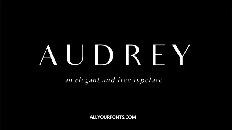 Audrey Font Family Free Download