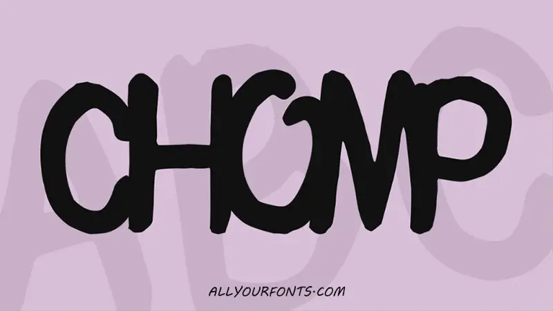 Chomp Font Family Free Download