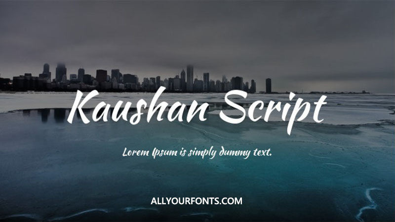 Kaushan Script Font Family Free Download