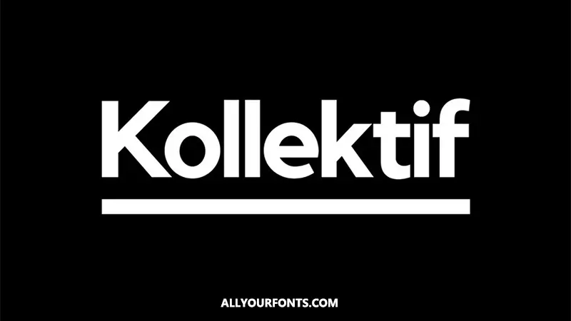 kollektif font free download