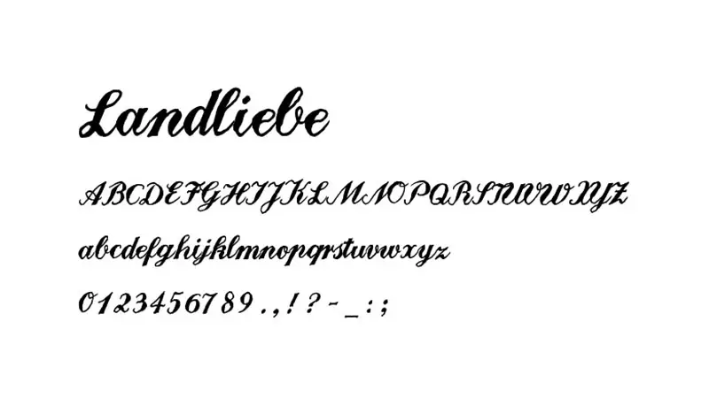 Landliebe Font Family Download