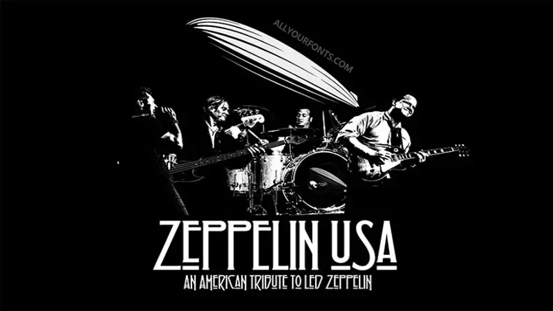 Led Zeppelin Font Free Download - All Your Fonts