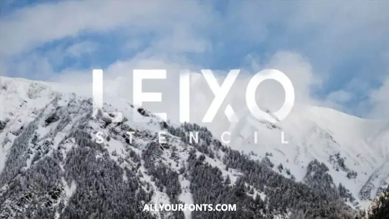 Leixo Font Family Free Download