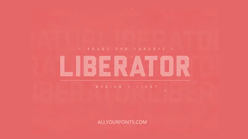 Liberator Font Family Free Download