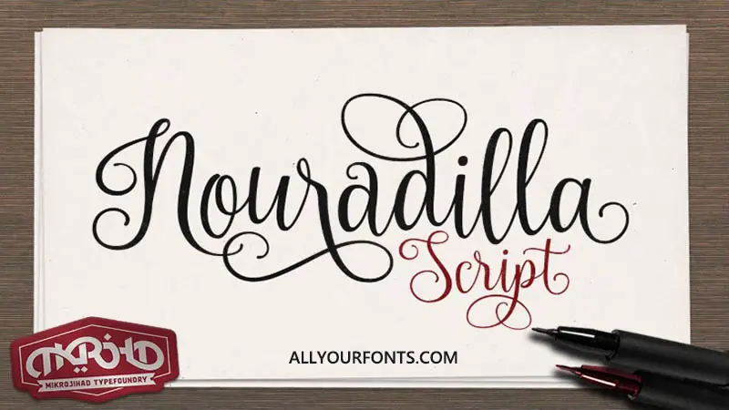 Nouradilla Font Family Free Download