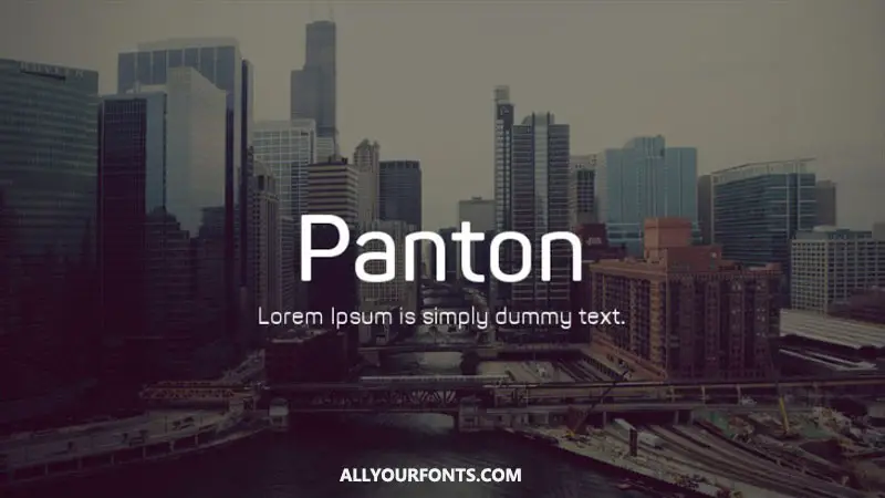 Panton Font Family Free Download