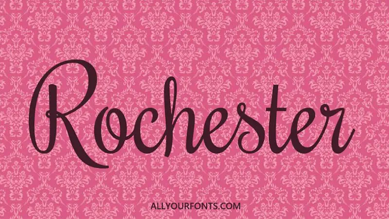 Rochester Font Family Free Download