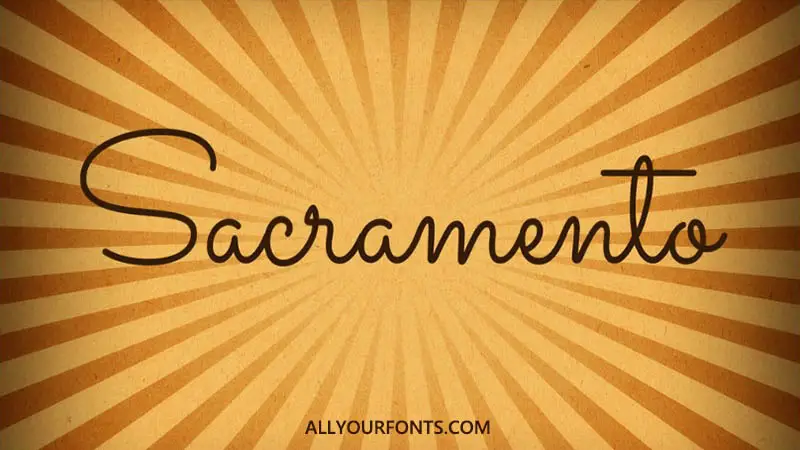 Sacramento Font Family Free Download