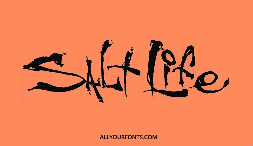 Salt Life Font Free Download