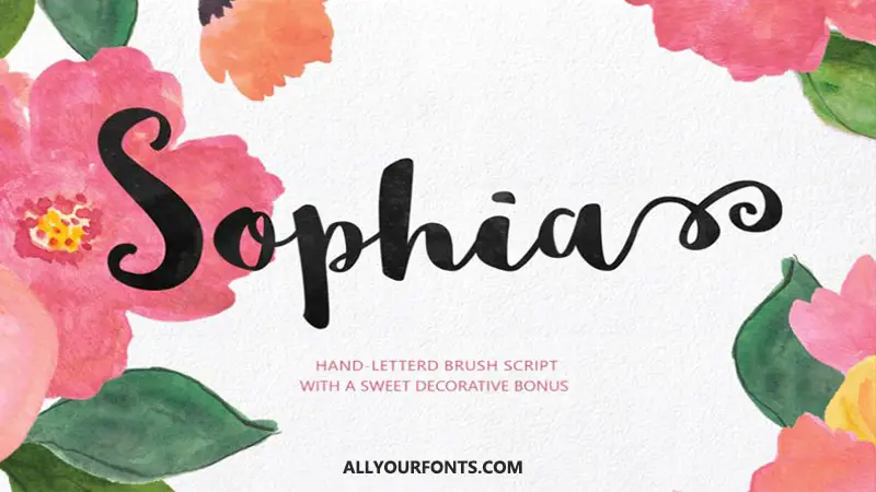 Sophia Font Family Free Download