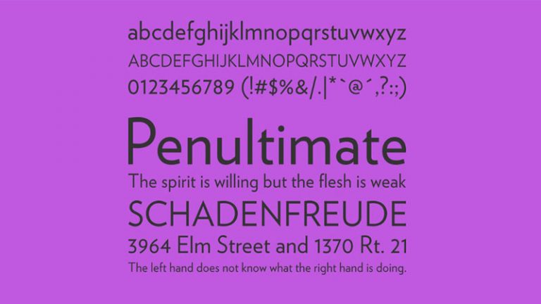 Verlag Font Free Download - All Your Fonts