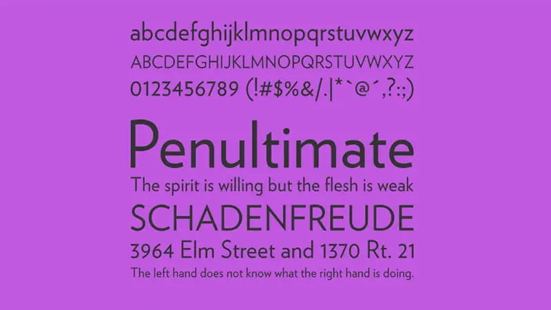 Verlag Font Family Download