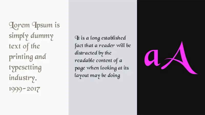 Black Chancery Font Family Download