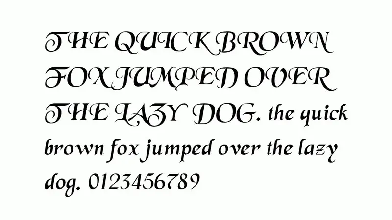 Black Chancery Font Free Download