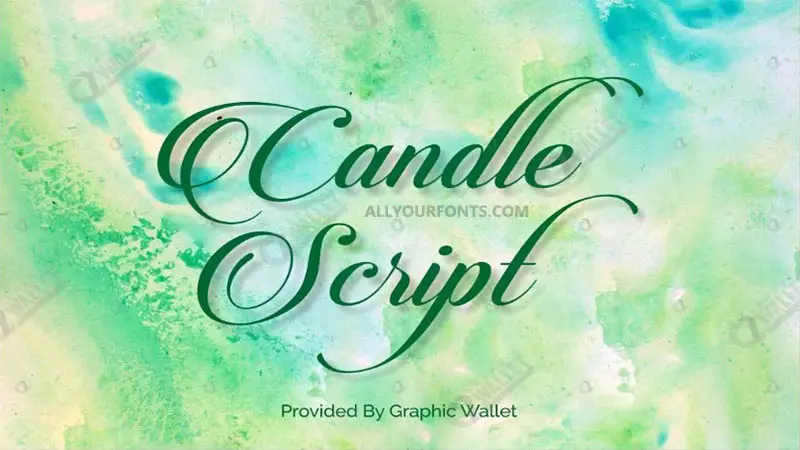 CandleScript Font Family Free Download