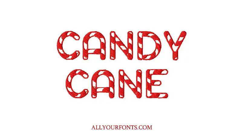 Candy Cane Font Free Download