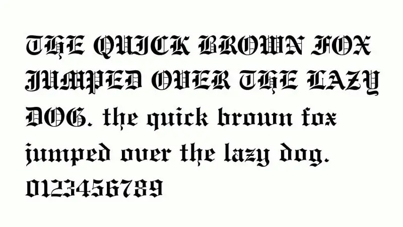 Engravers Old English Font Free Download