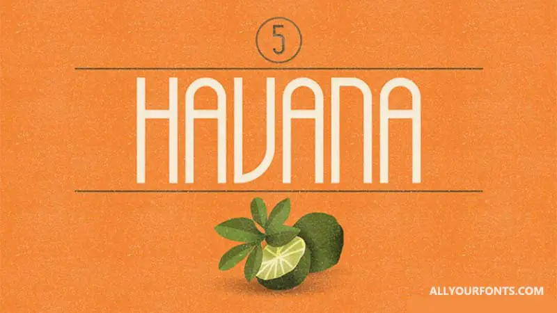 Havana Font Free Download