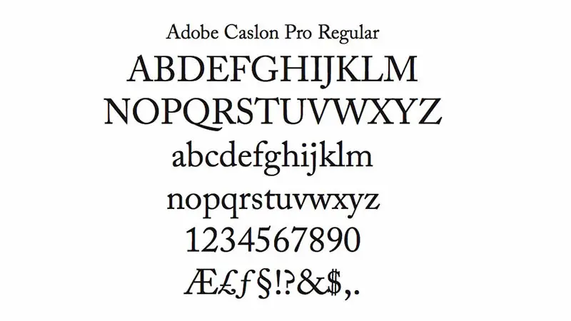 download caslon font