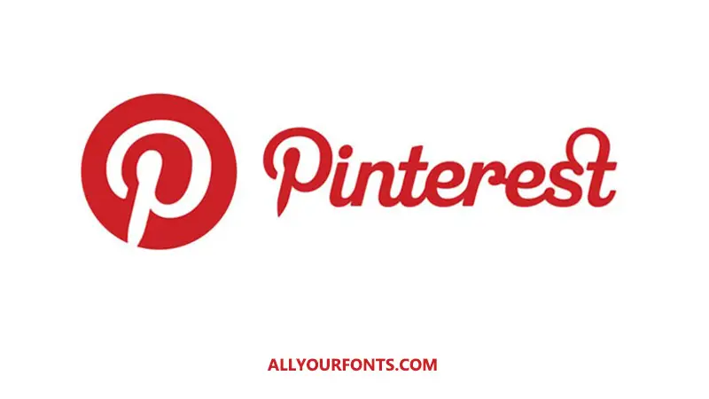 pinterest black logo