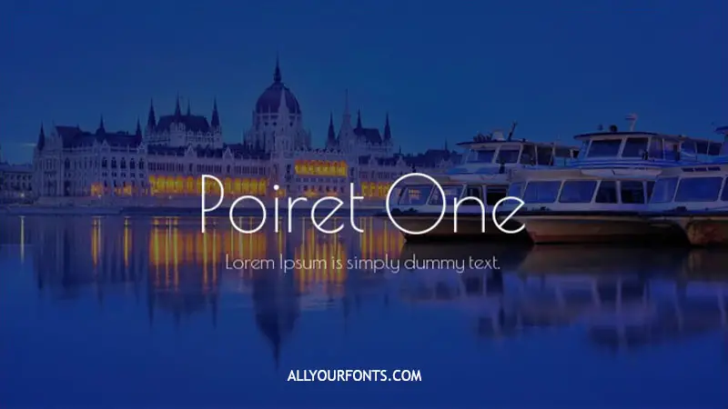 Poiret One Font Free Download