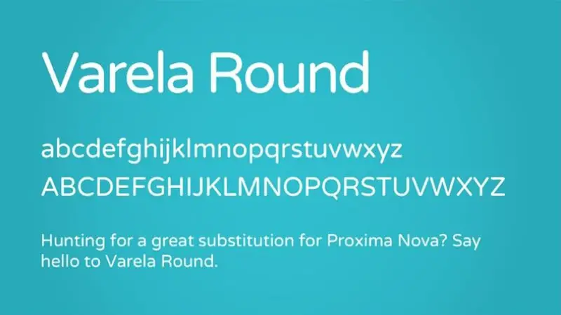 Varela Round Font Free Download