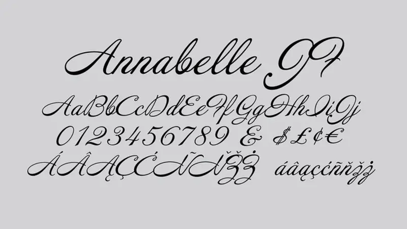 Annabelle Font Free Download - All Your Fonts