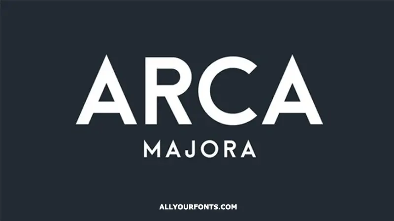Arca Majora Font Family Free Download