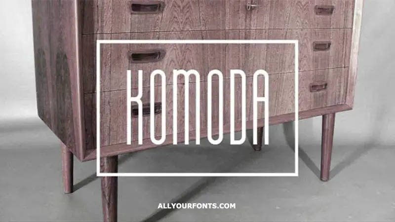 Komoda Font Family Free Download