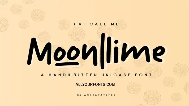 Moonllime Font Family Free Download