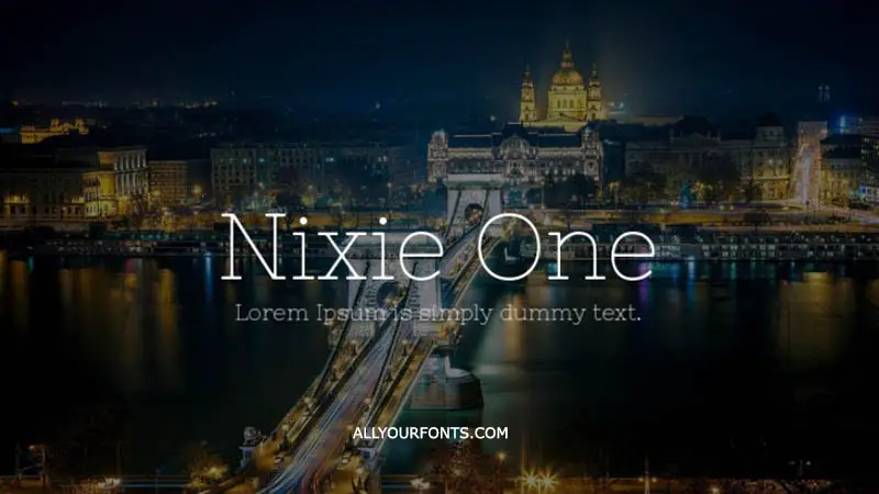 Nixie One Font Download