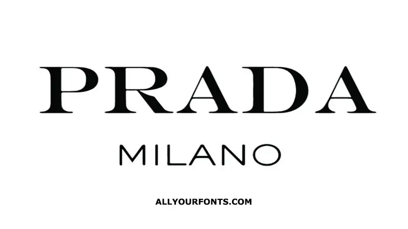 prada candy font