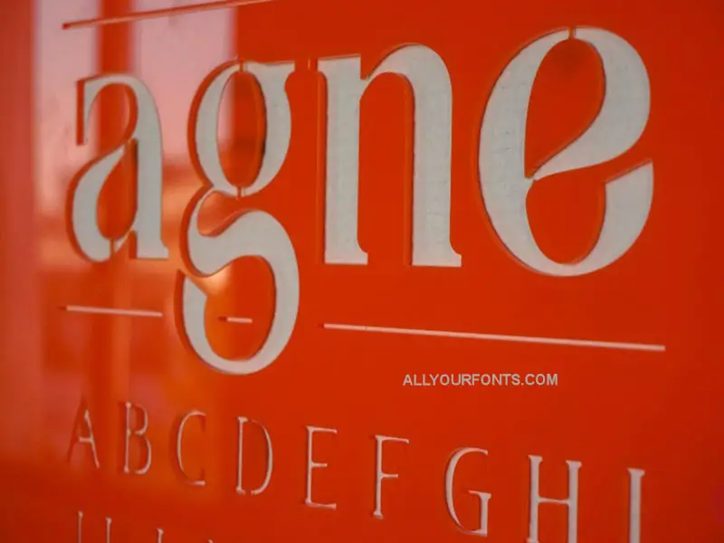 Agne Font Free Download