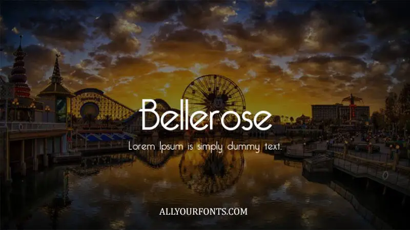 Bellerose Font Family Free Download