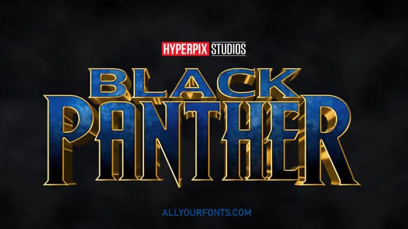 Black Panther Font Family Free Download
