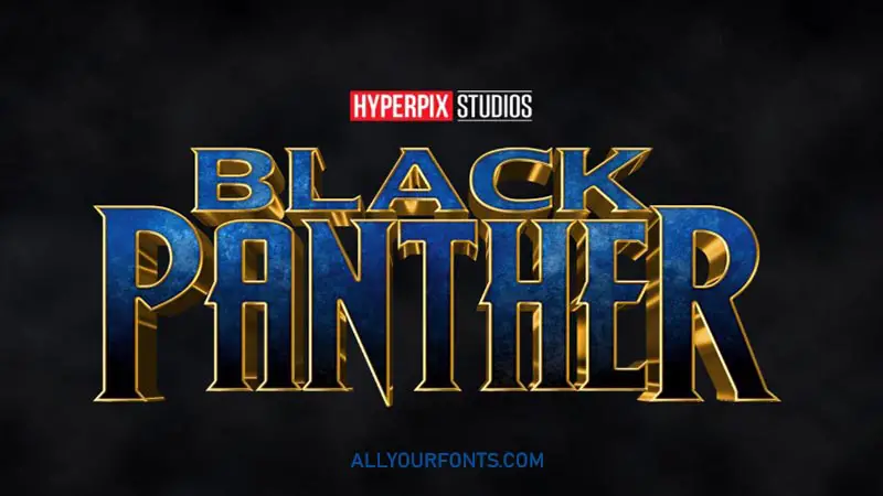 Black Panther Font Download