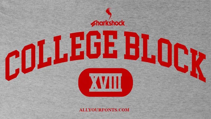 College Block Font Family Free Download