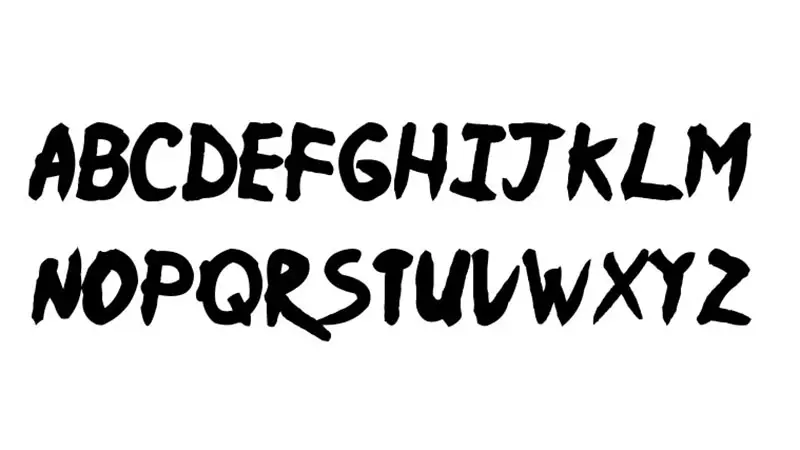 Naruto Font Free Download