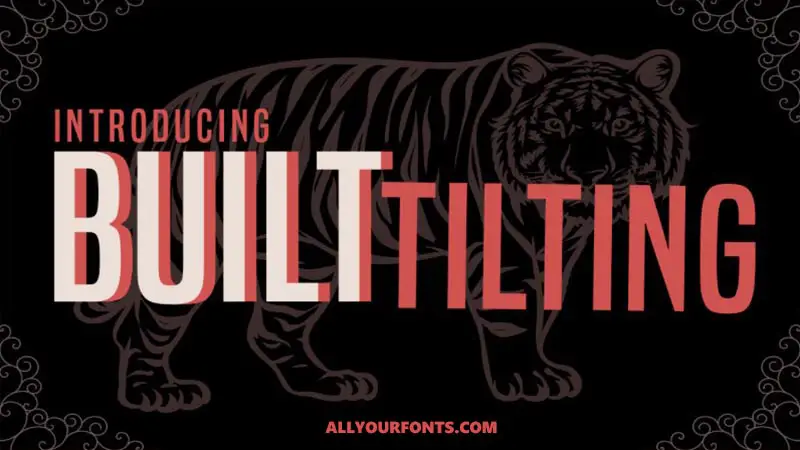 Built Titling Font Free Download