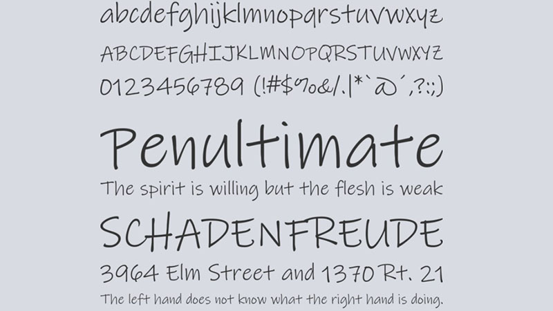 Ink Free Font Family.