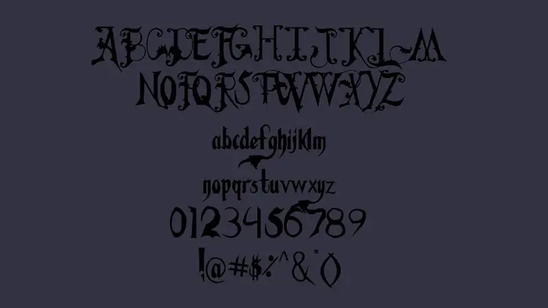 Addams Family Font Free Download