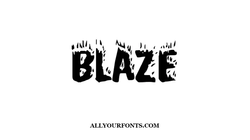 Blaze Font Free Download
