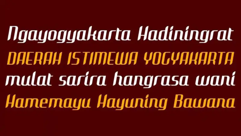 Jogja Font Family Download