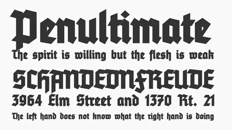Tannenberg Font Family Download
