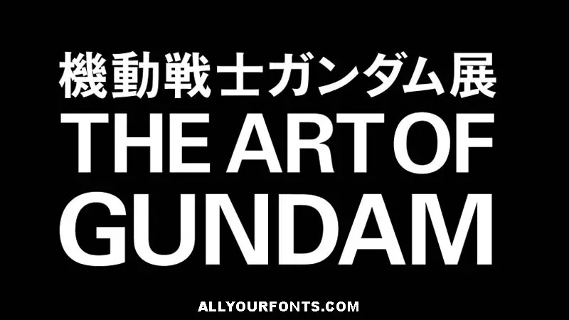 Gundam Font Family Free Download