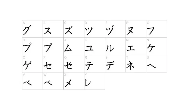 Katakana Font Free Download All Your Fonts