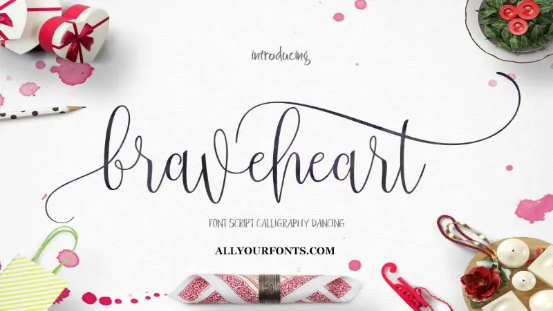 Braveheart Font Family Free Download